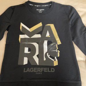 Karl Lagerfeld Black Sweatshirt. Never Worn